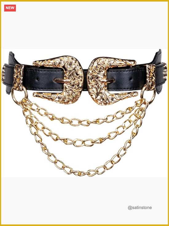 Pearl Belt Elastic Waist Chain Belt Dress Jeans Bridal Beach Party main image 7